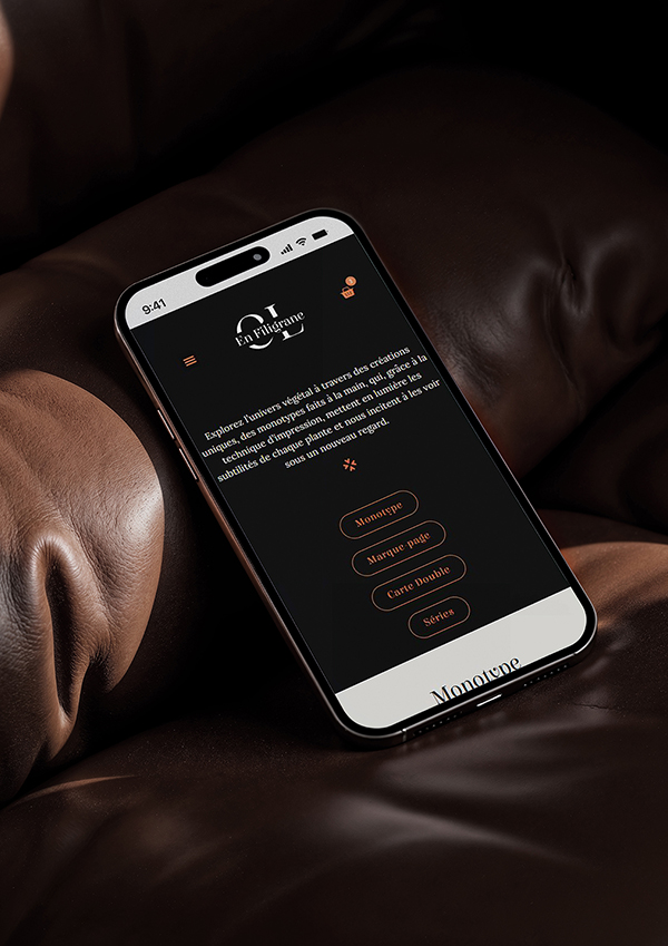Site Internet réalisé par La Photo'graphiste : responsive sur tablette et sur téléphone, boutique en ligne